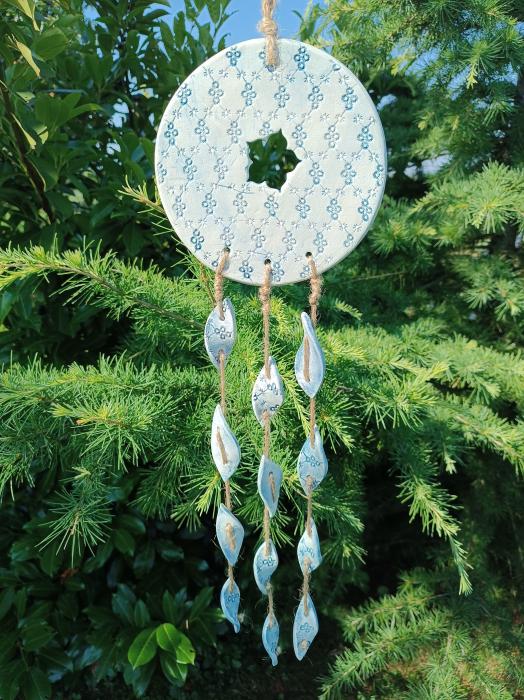 Keramická zvonkohra Lapač snů.