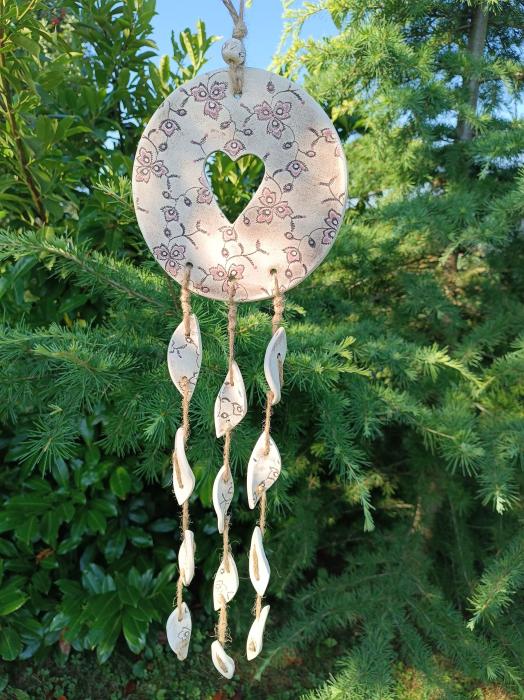 Keramická zvonkohra Lapač snů.